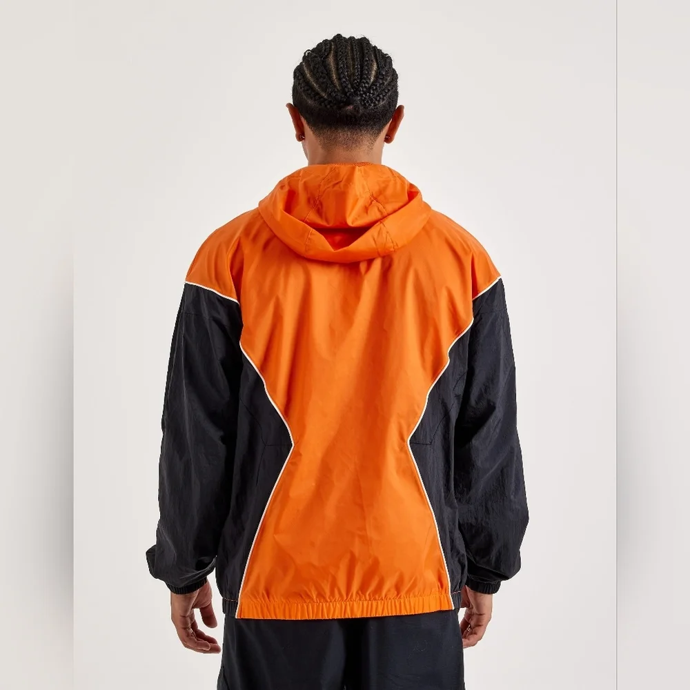 Nike Jordan Brooklyn Men's Hooded Draft Jacket HF9333-805 Starfish/Black Size S